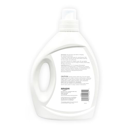 Amazon Concentrated Liquid Laundry Detergent – 110 Loads