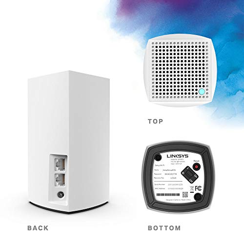 Linksys VLP01 Velop Dual Band AC1200 Mesh WiFi System | 1 Pack Router Replacement