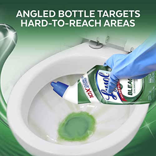 Lysol Toilet Bowl Cleaner W. Bleach, 48oz (2x24oz), 10X Cleaning Power