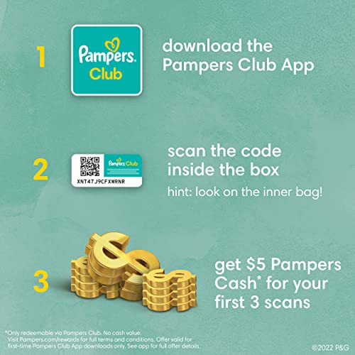 Pampers Pure Protection Diapers - Size 5, 48 Count, Hypoallergenic Premium Disposable Baby Diapers