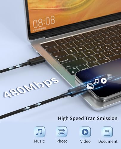 Type C Charger Fast Charging,2Pack 25W Super Fast USB C Charger Block with 6Ft USB C Cable Compatible with Samsung Galaxy S24 Ultra/S23/S22/S21/S20/Note 20/10,Pixel 6 5 4 Pro XL/iPhone 15 Series