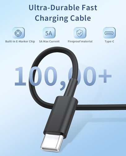 Type C Charger Fast Charging,2Pack 25W Super Fast USB C Charger Block with 6Ft USB C Cable Compatible with Samsung Galaxy S24 Ultra/S23/S22/S21/S20/Note 20/10,Pixel 6 5 4 Pro XL/iPhone 15 Series
