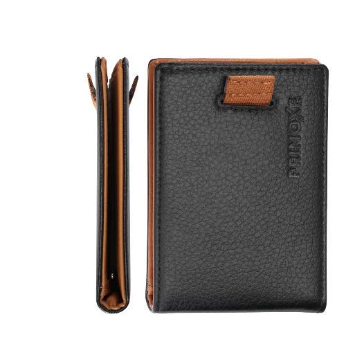 Bifold Slim Vegan Leather Front Pocket Wallet