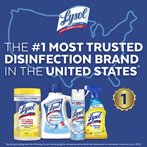 Lysol Toilet Bowl Cleaner W. Bleach, 48oz (2x24oz), 10X Cleaning Power