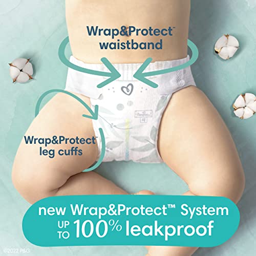 Pampers Pure Protection Diapers - Size 5, 48 Count, Hypoallergenic Premium Disposable Baby Diapers