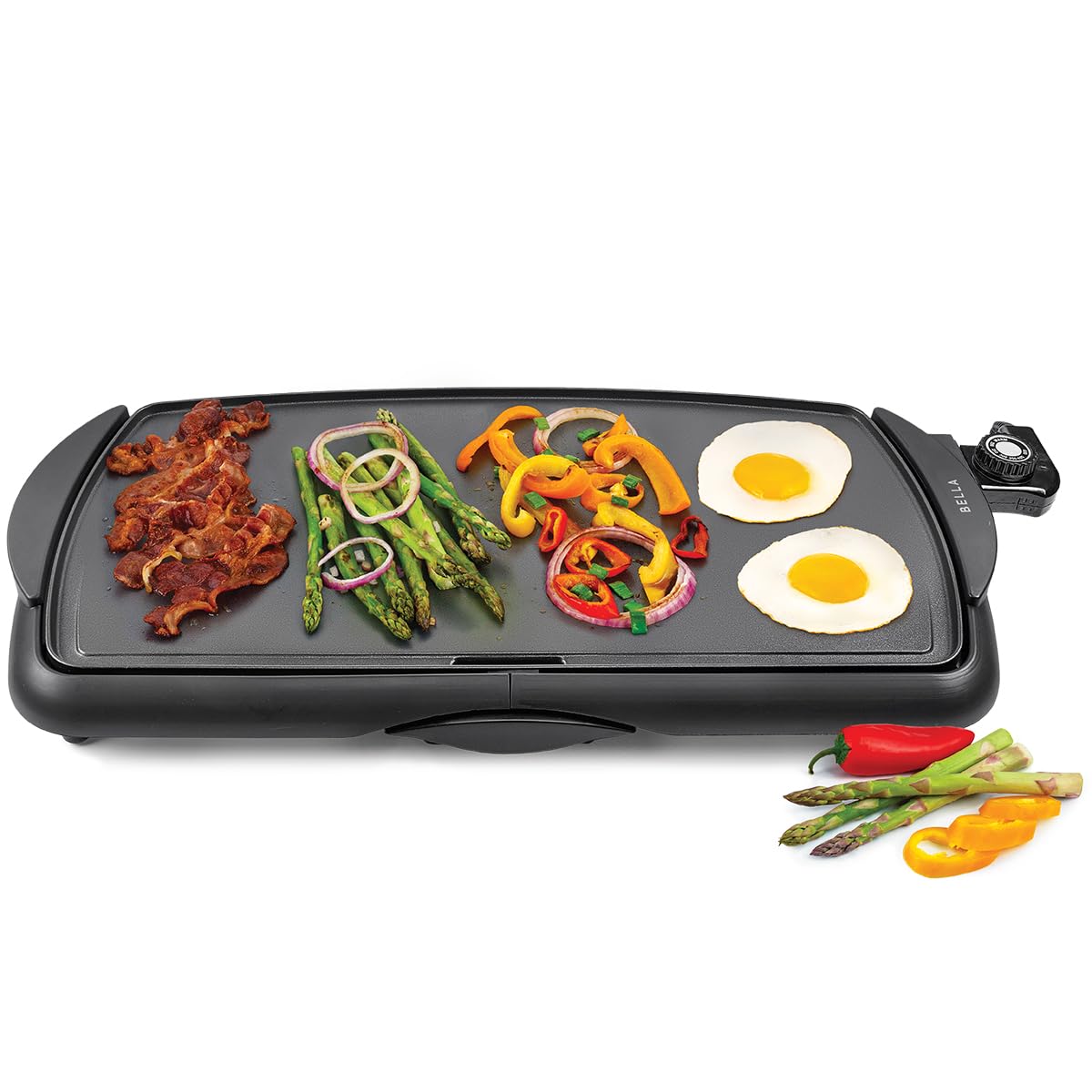 BELLA Electric Griddle with Nonstick Large Cooking Surface