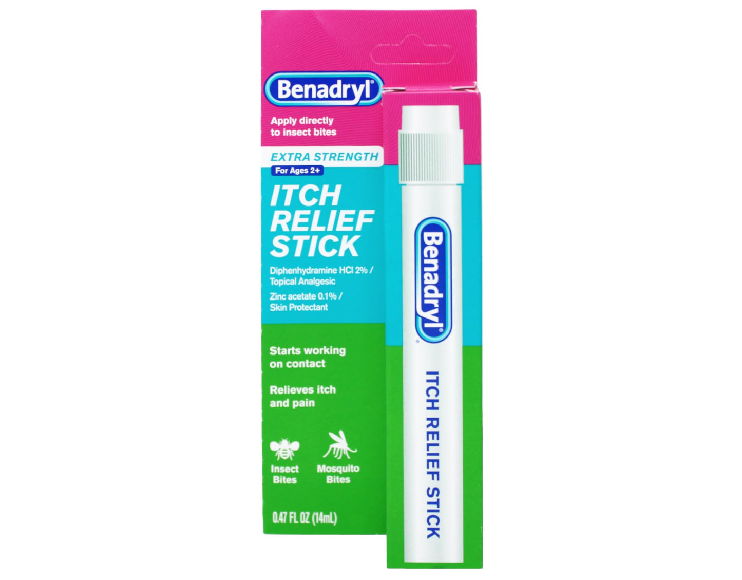 Benadryl Extra Strength Itch Relief Stick - 0.47 oz