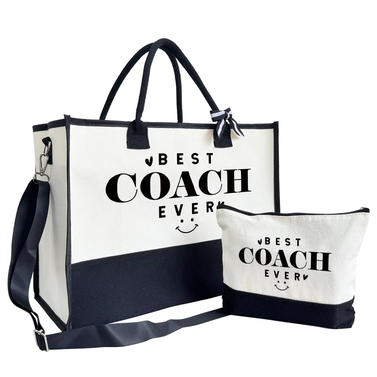 Best Coach Ever Tote & Pouch Gift Set
