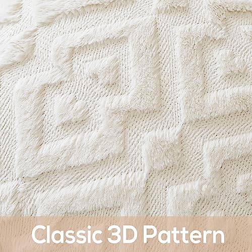 Artscope Set of 2 Decorative Throw Pillow Covers 16x16, Soft Plush Faux Wool Velvet Pillow Covers for Sofa Bedroom, Beige
