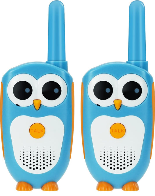 Retevis RT30 Owl Walkie Talkies for Kids – Blue, 2 Pack
