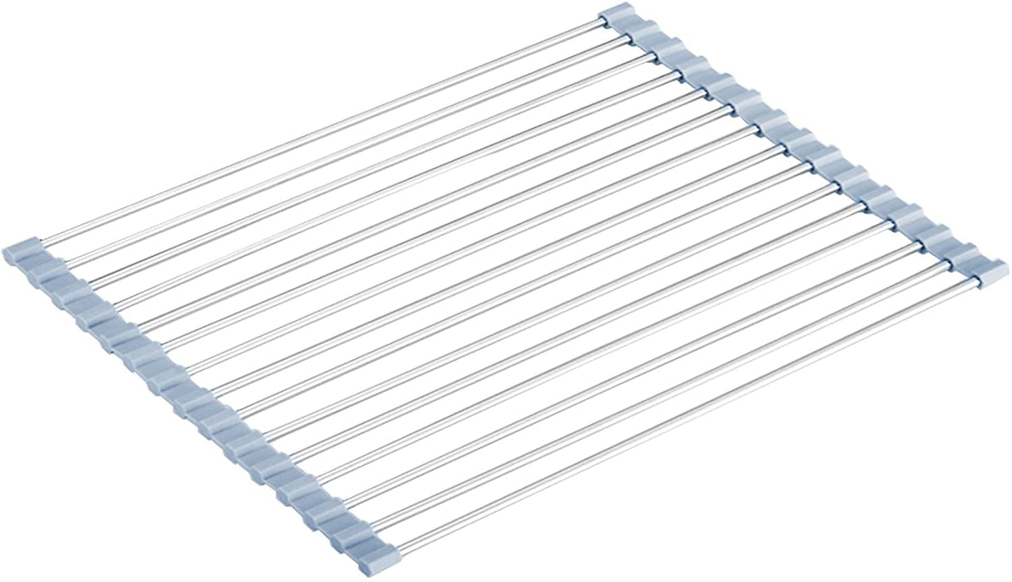 Roll Up Over The Sink Dish Drying Rack