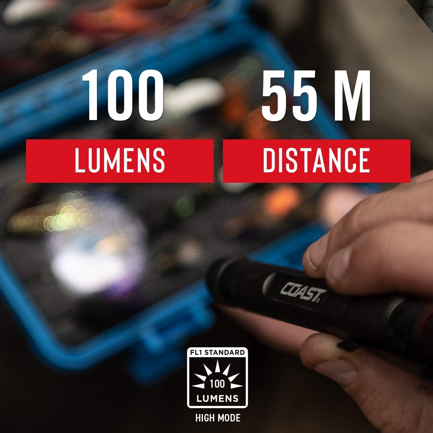 Coast® G22 100 Lumen Bulls-Eye™ Spot Beam LED Penlight, Battery Included