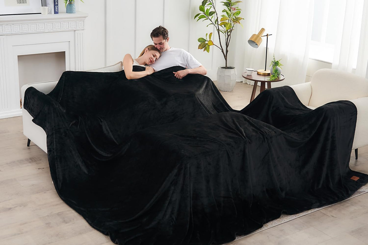 Oversized King Fleece Blanket, 10'x10'