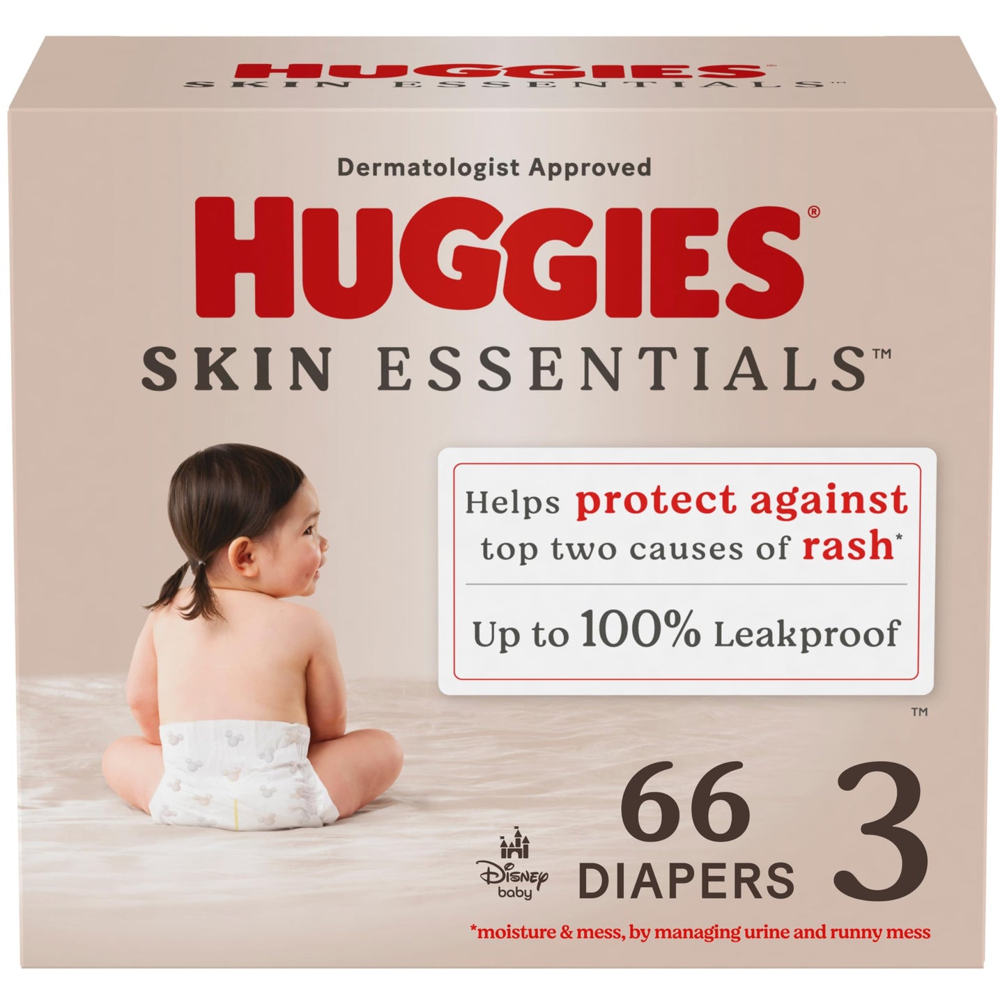 Huggies Skin Essentials Baby Diapers - 66 Count