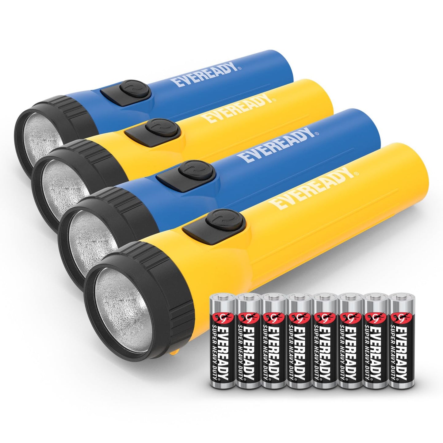 EVEREADY LED Flashlights, 4 Pack