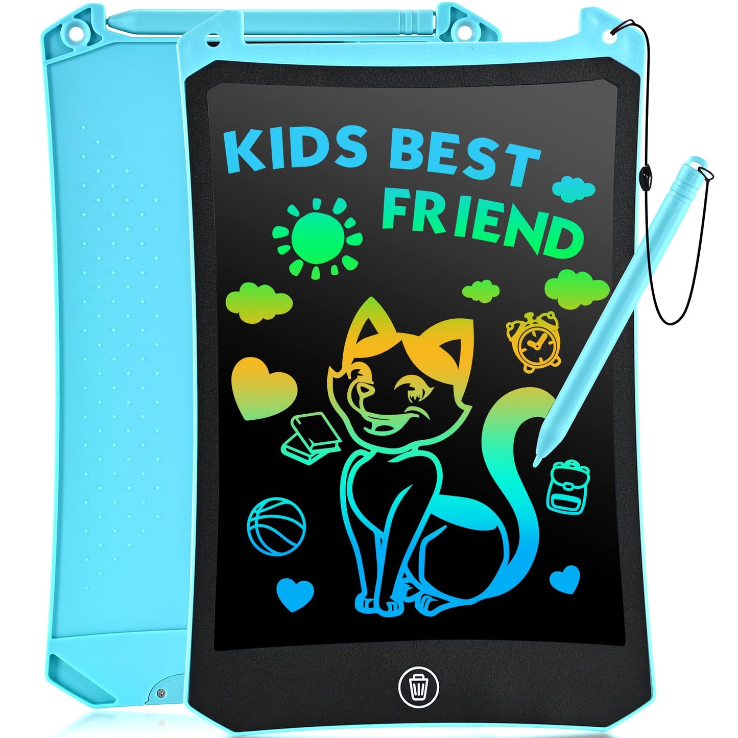 LCD Writing Tablet, 8.5 Inch Colorful Doodle Board Doodle Pad