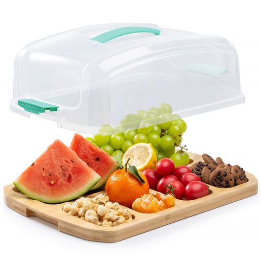 Portable Charcuterie Board with Lid