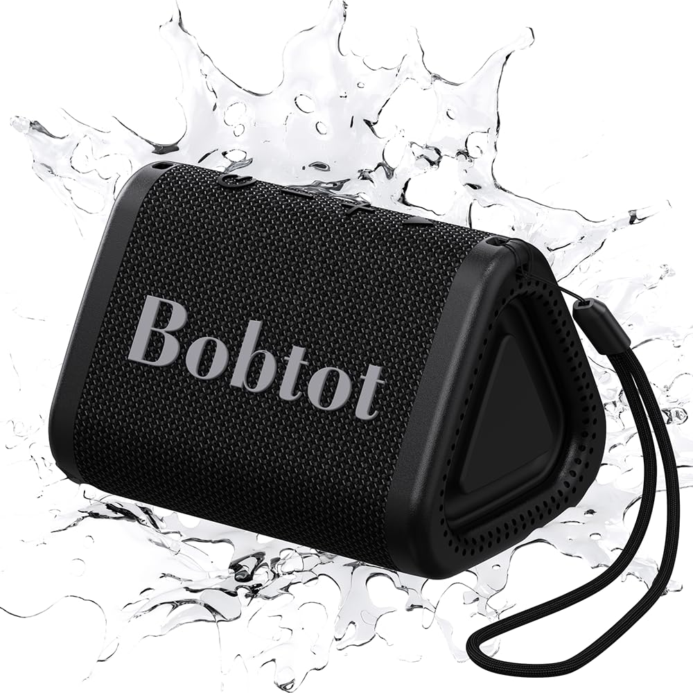 Bobtot Portable Bluetooth Speaker, Waterproof