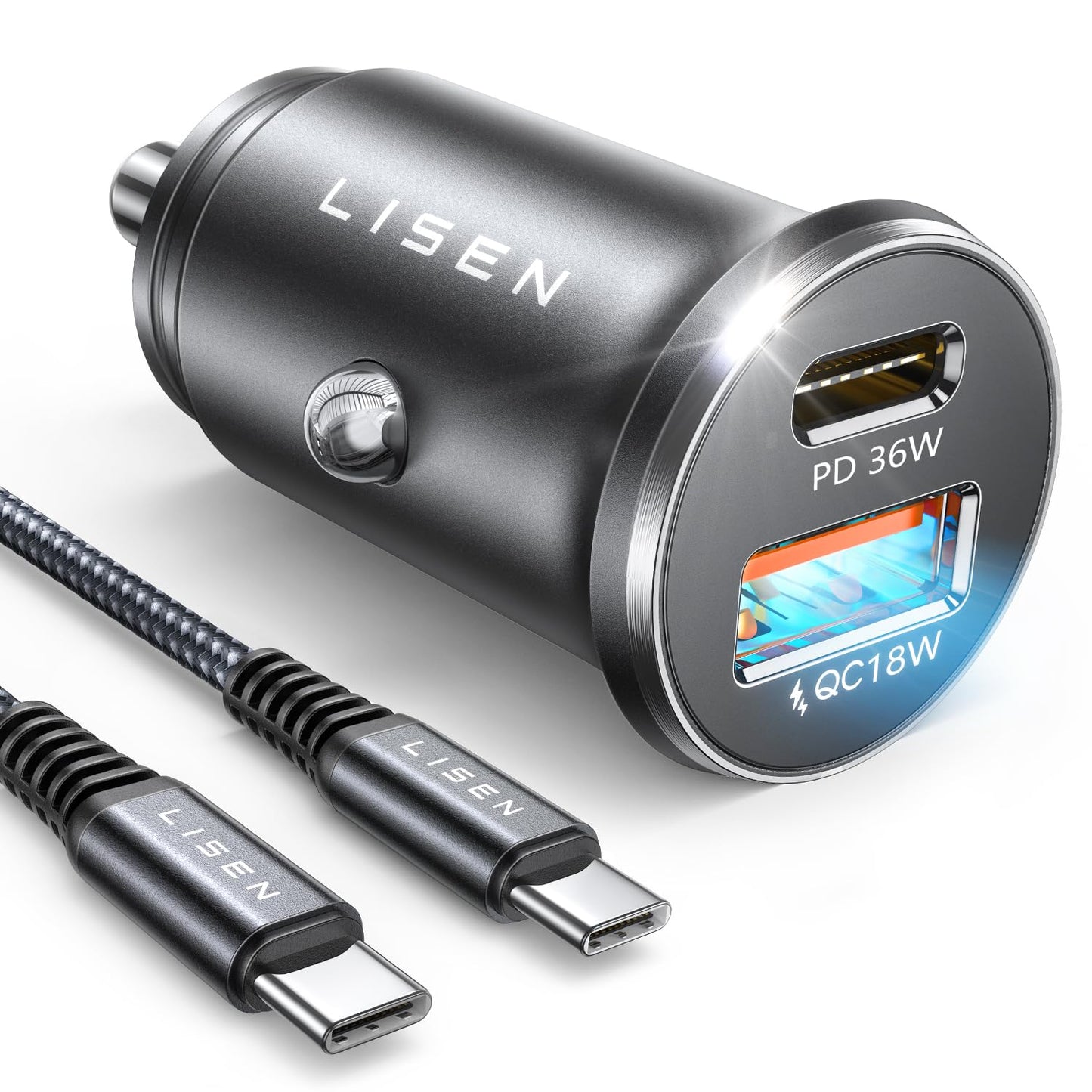 LISEN 54W USB Car Charger - Fast Charge