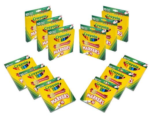 Crayola Broad Line Markers, 12 Pack