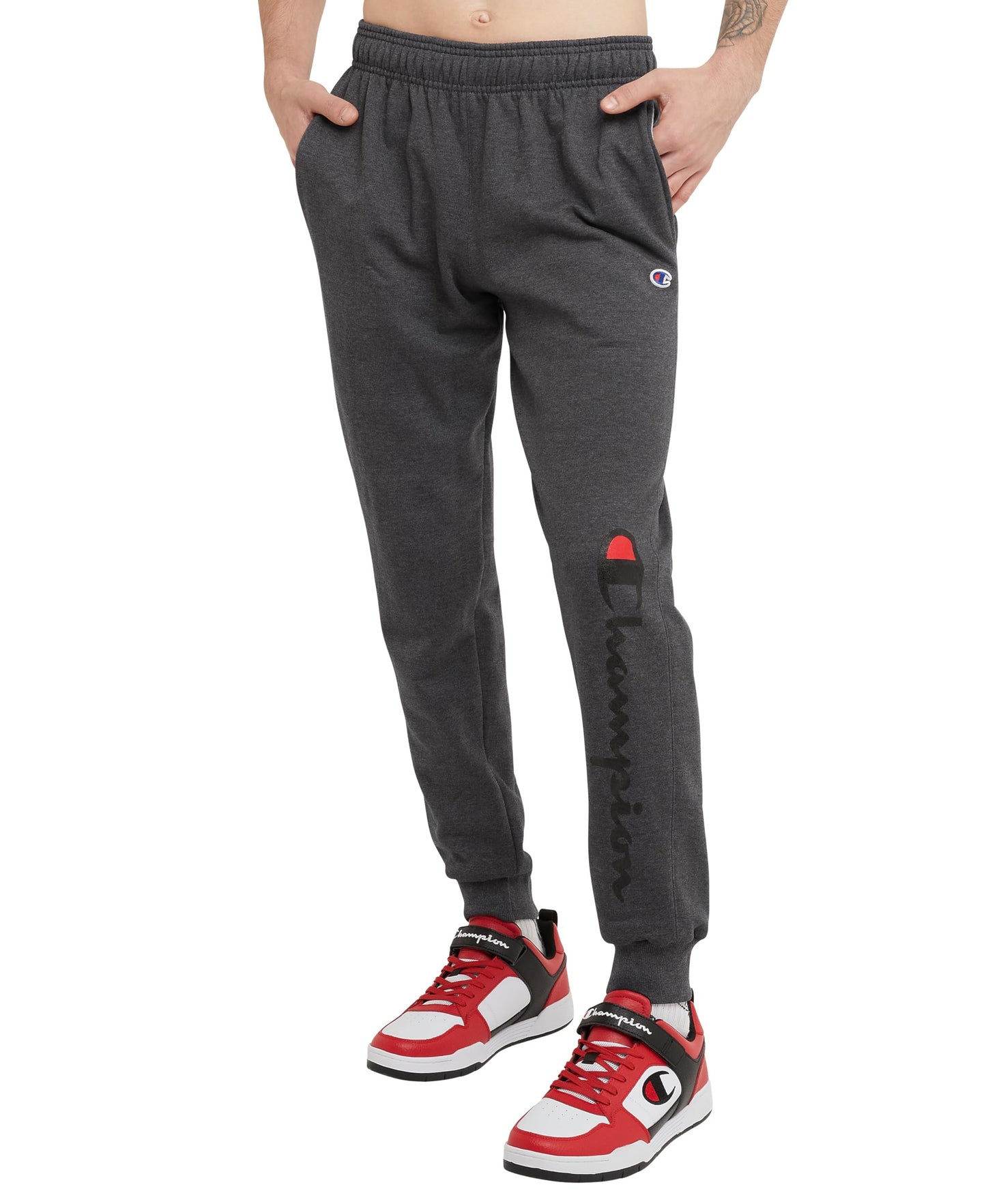 Champion Men's Joggers, Powerblend, Fleece Joggers