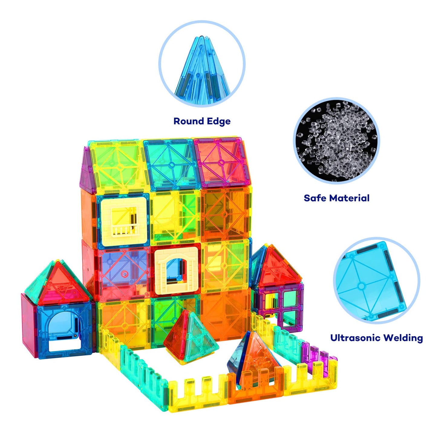 134PCS Large Magnet Building Set