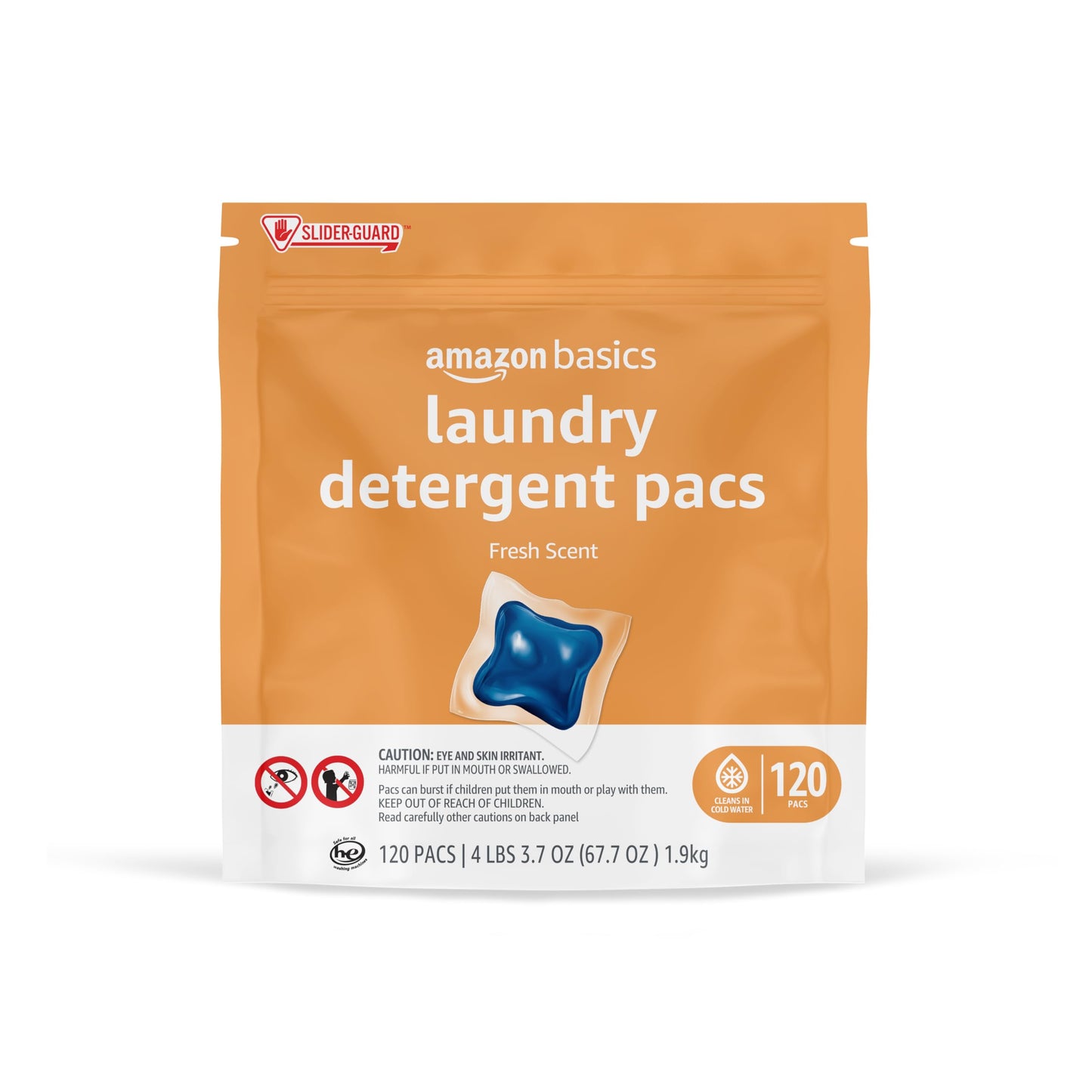 Amazon Basics Laundry Detergent Pacs – 120 Count