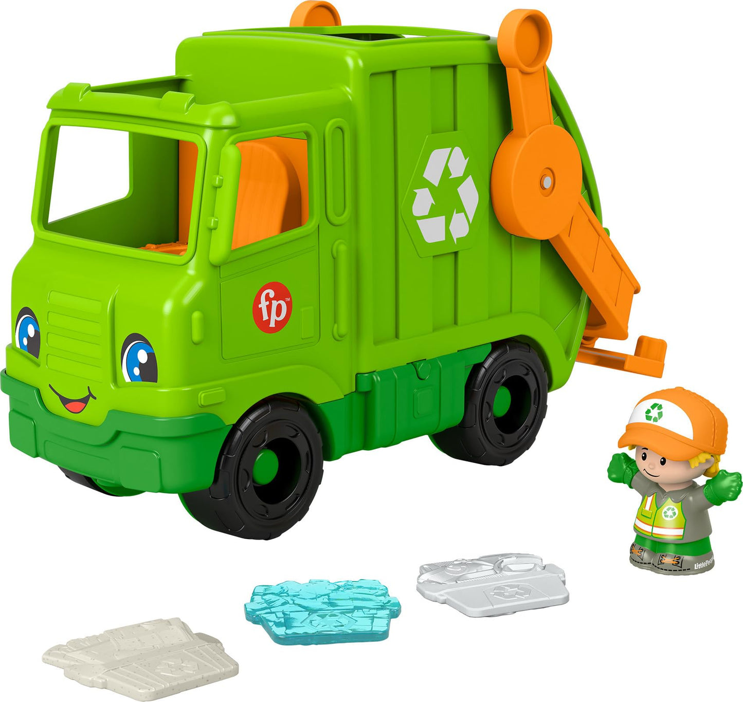 Fisher-Price Little People Recycling Truck Toy