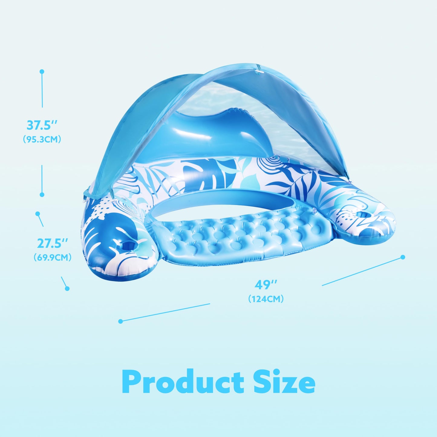 XL inflatable pool float