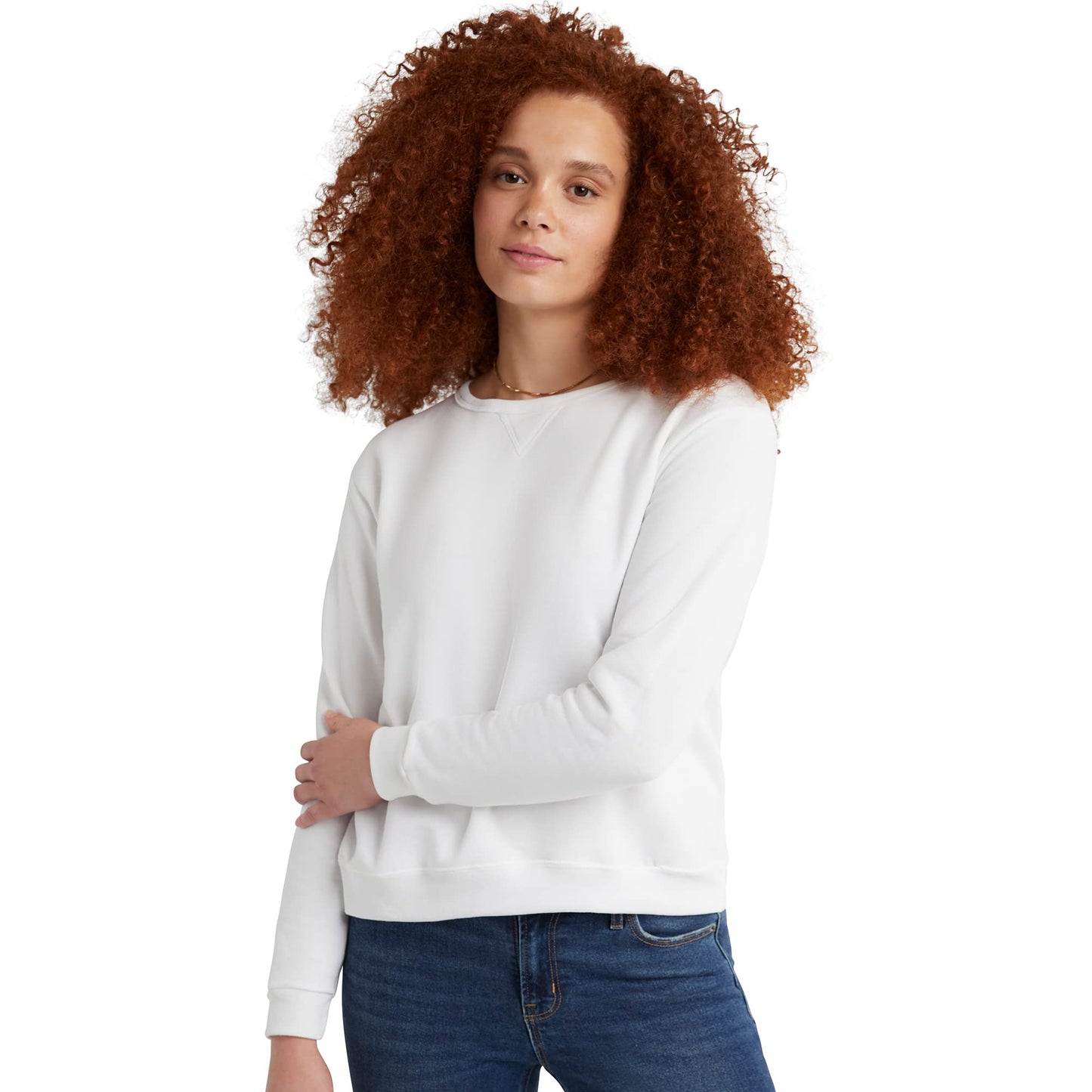 Hanes Women's EcoSmart Crewneck Sweatshirt