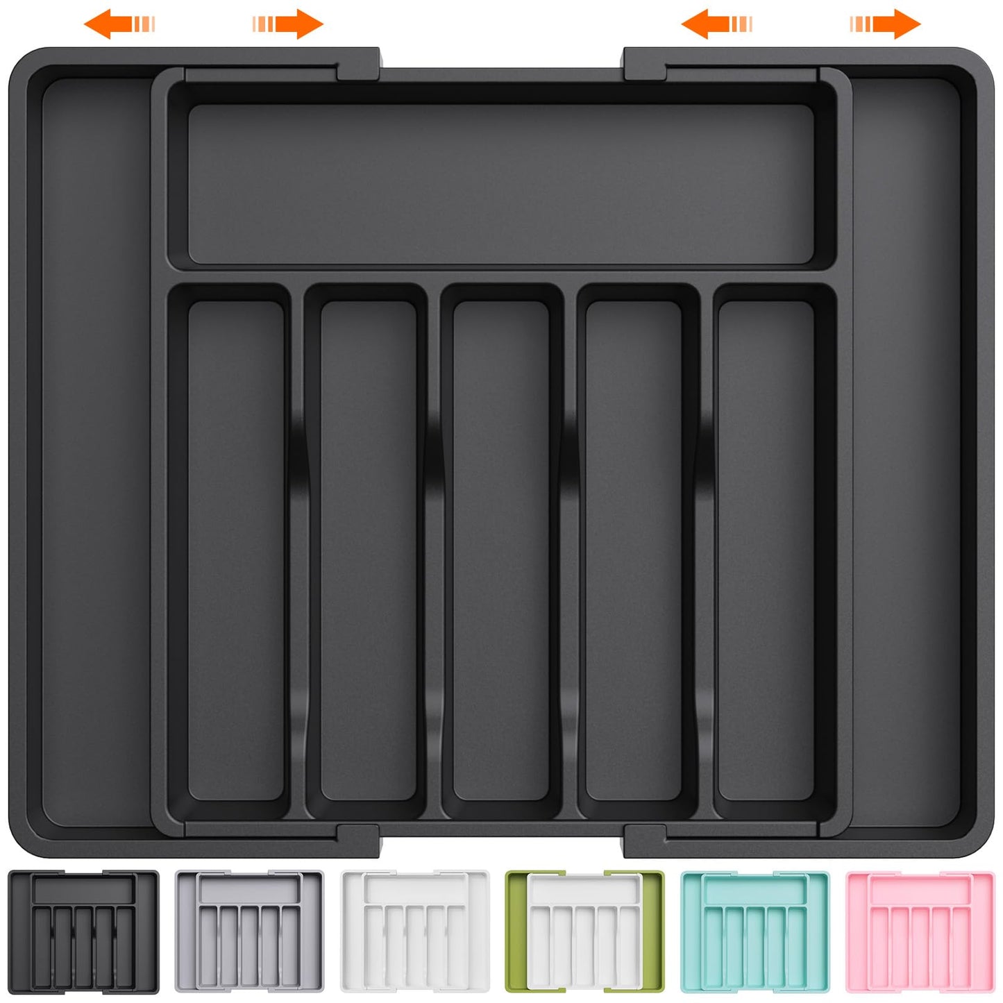 Lifewit Large Silverware Drawer Organizer