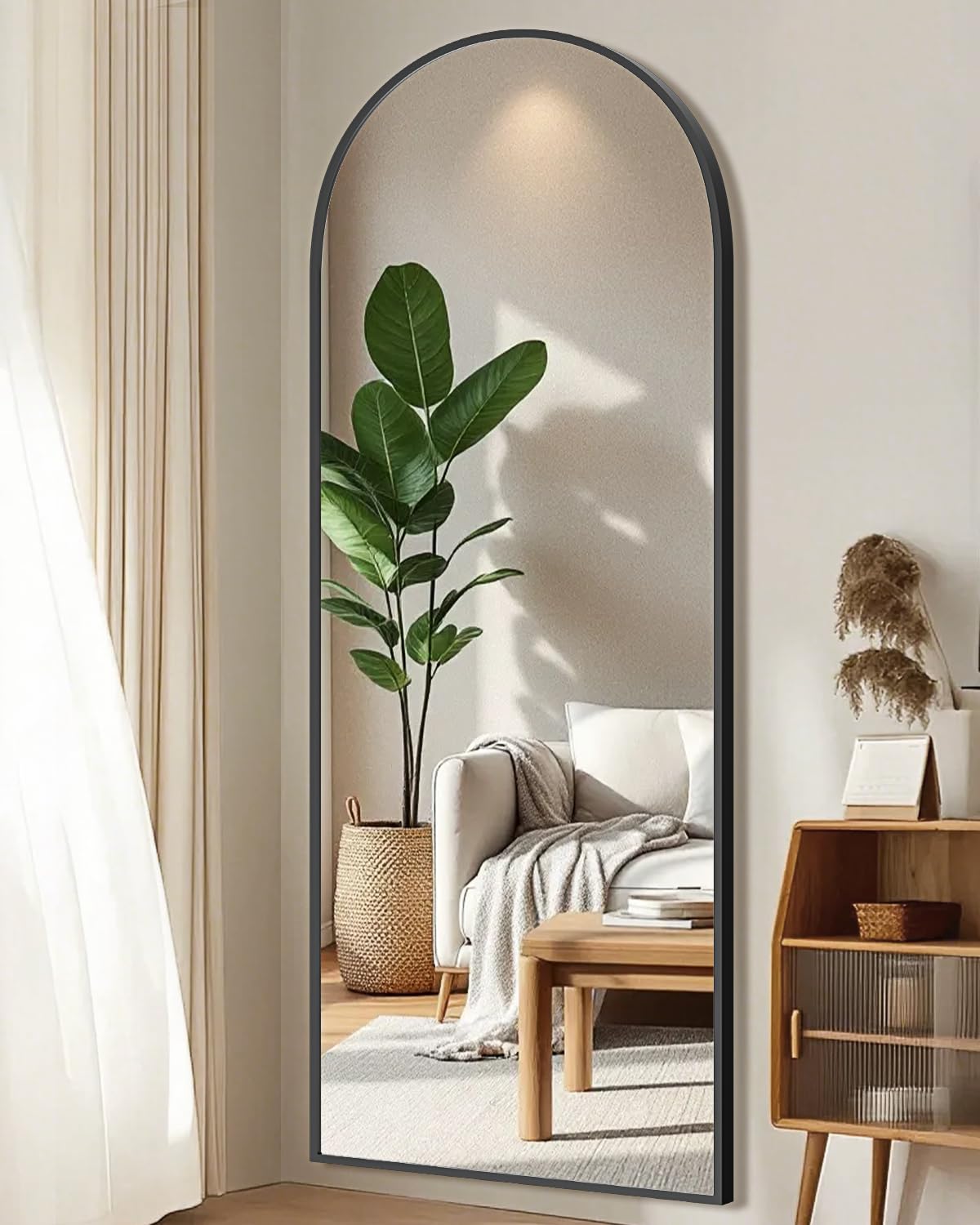Arched Full Length Mirror with Stand – Full Body Mirror