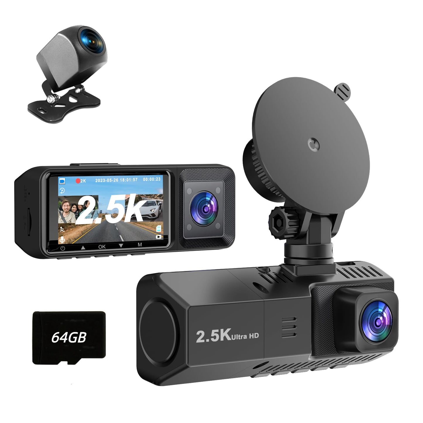 3 Channel Dash Cam