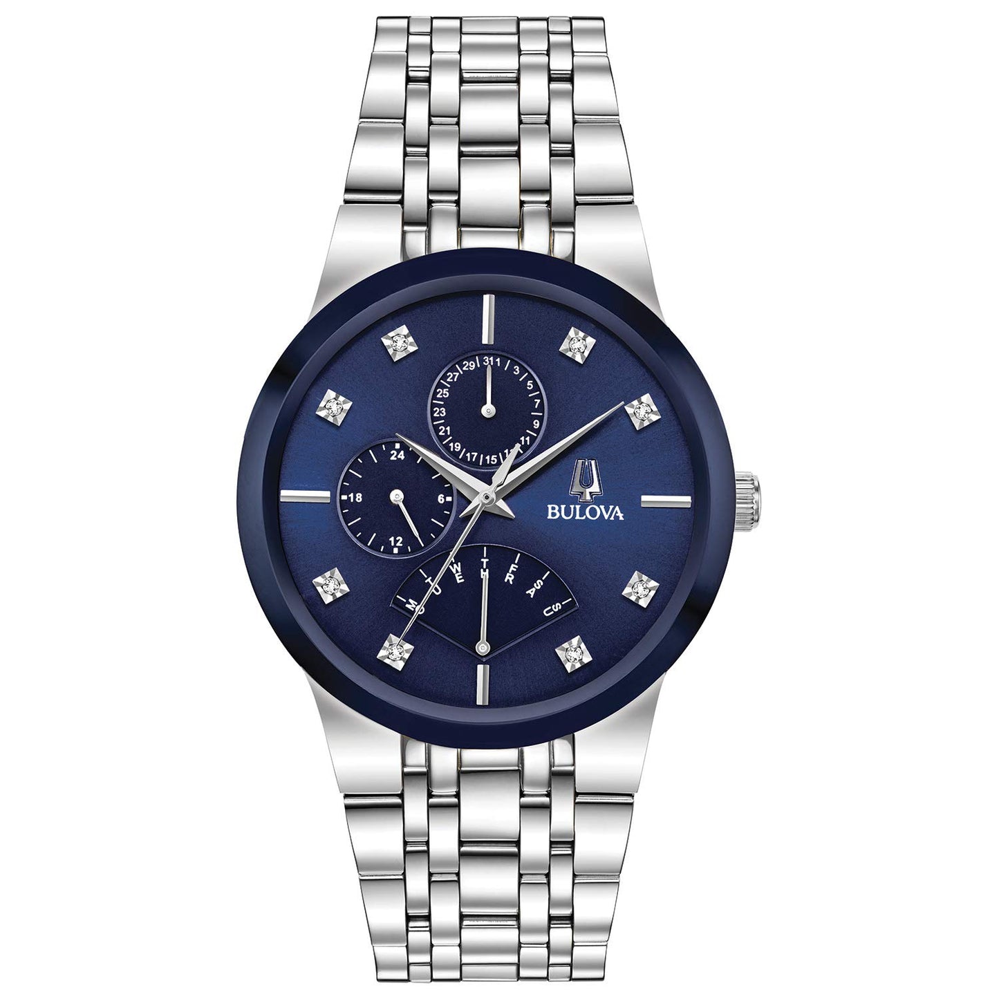 Bulova Men's Modern Stainless Steel Quartz Watch