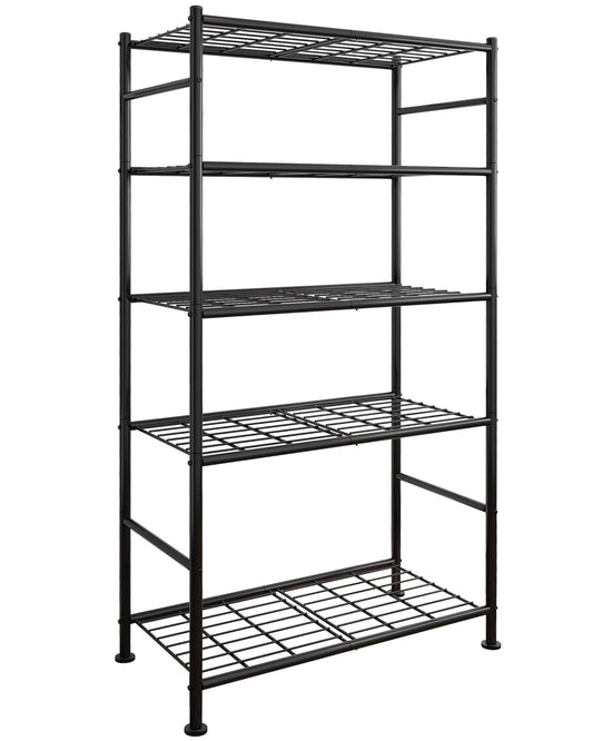 Sakugi Storage Metal Shelves with Leveling Feet, 5 Tier