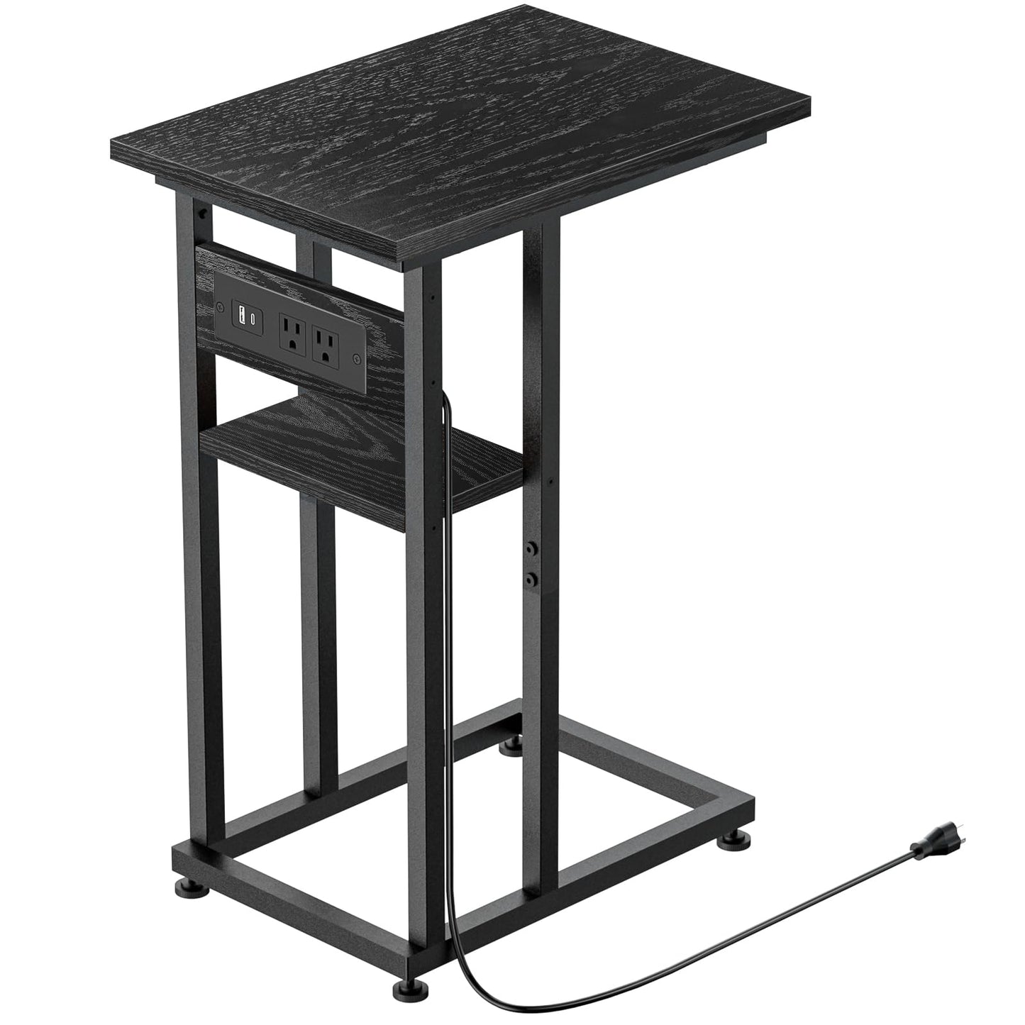BALEINE Side Table with Charging Station