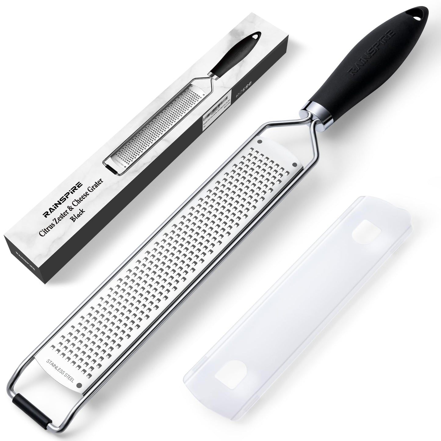 Rainspire Upgraded Zester Grater with Cover