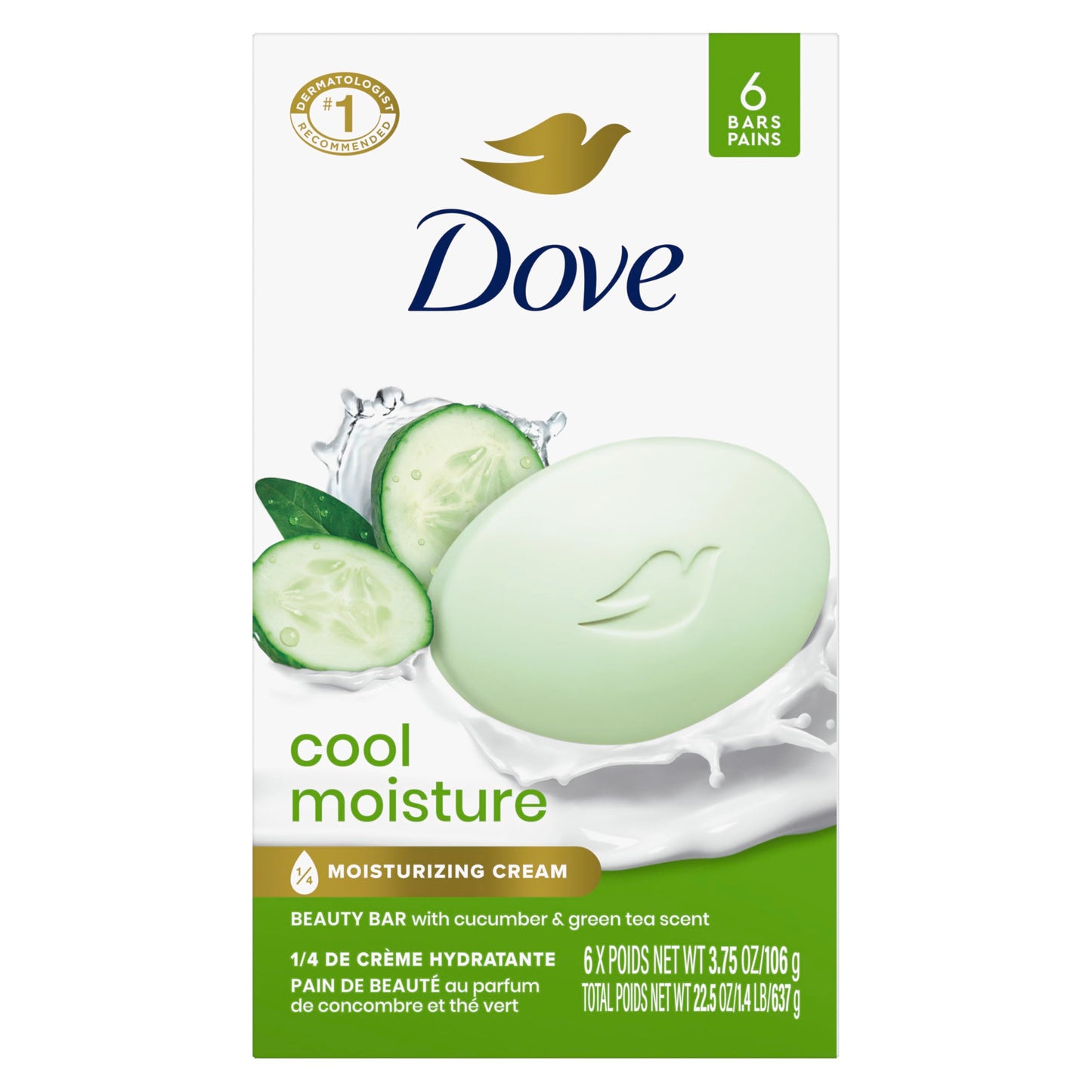 Dove Go Fresh Beauty Bar, 6 Bar