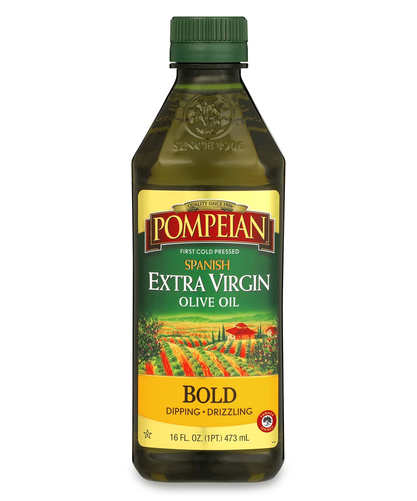 Pompeian Spanish Bold Extra Virgin Olive Oil, 16 Fl Oz