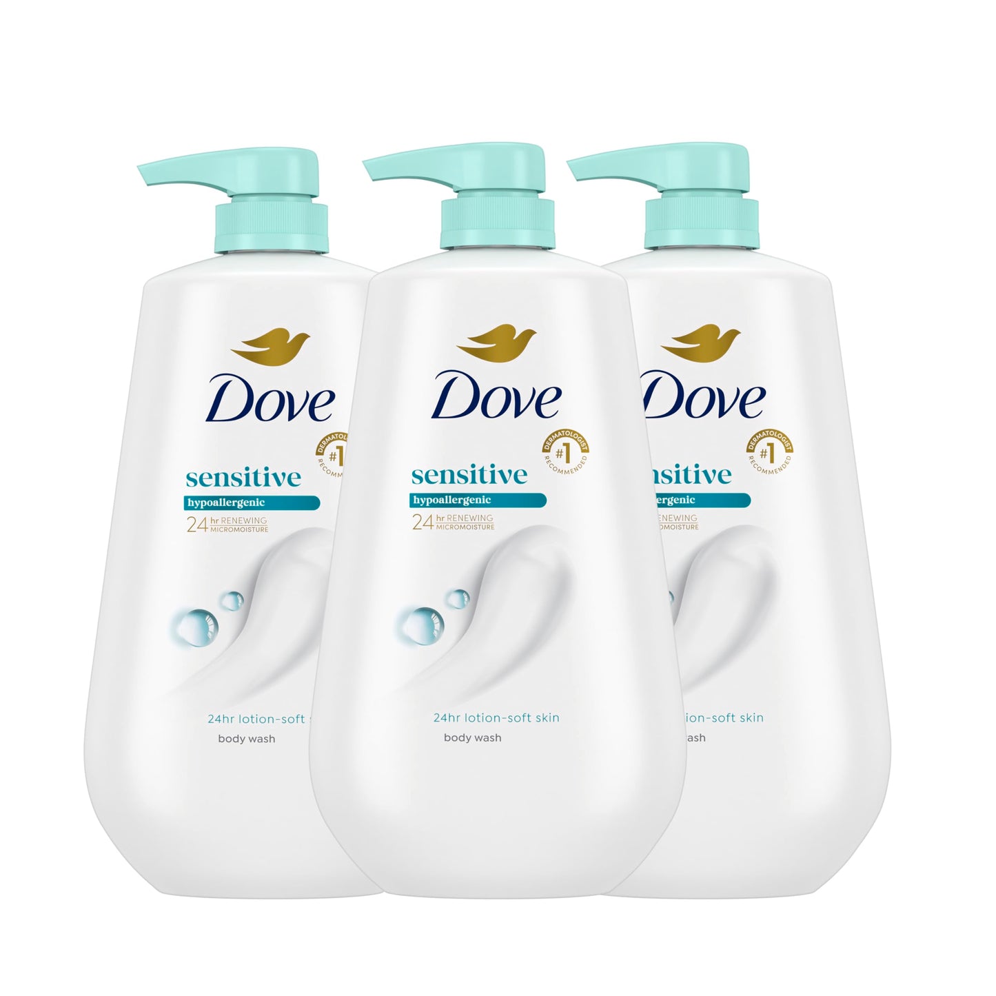 Dove Body Wash Sensitive Skin – 3 Count