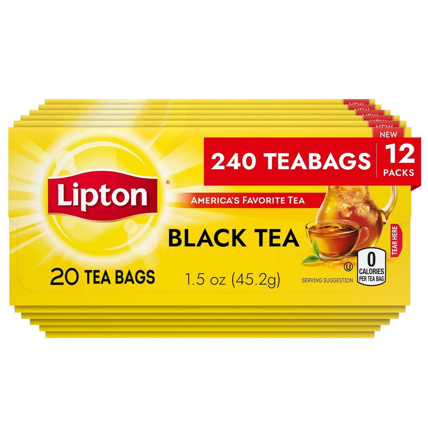 Lipton Tea Bags, Black Tea, 240 Tea Bags