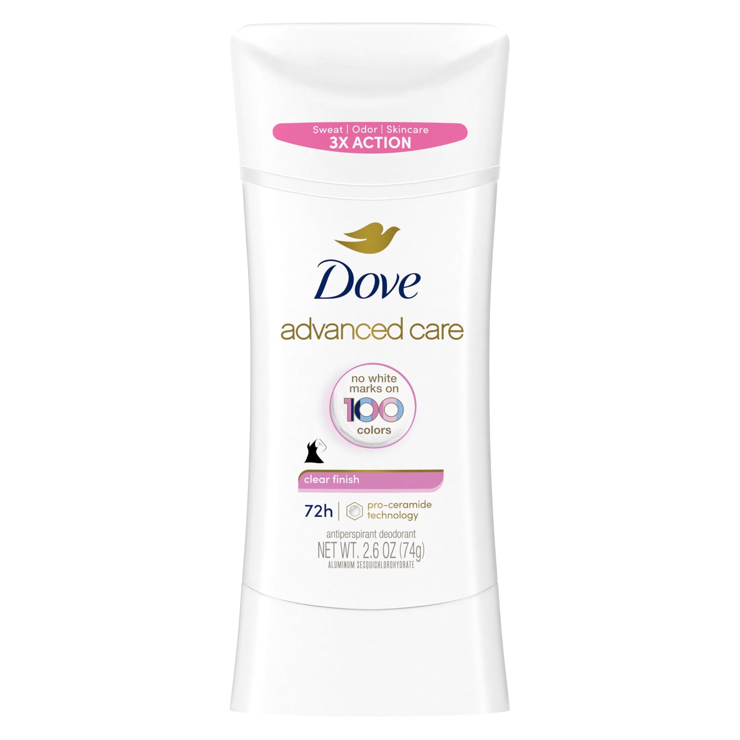 Dove Advanced Care Deodorant Stick, 2.6 oz