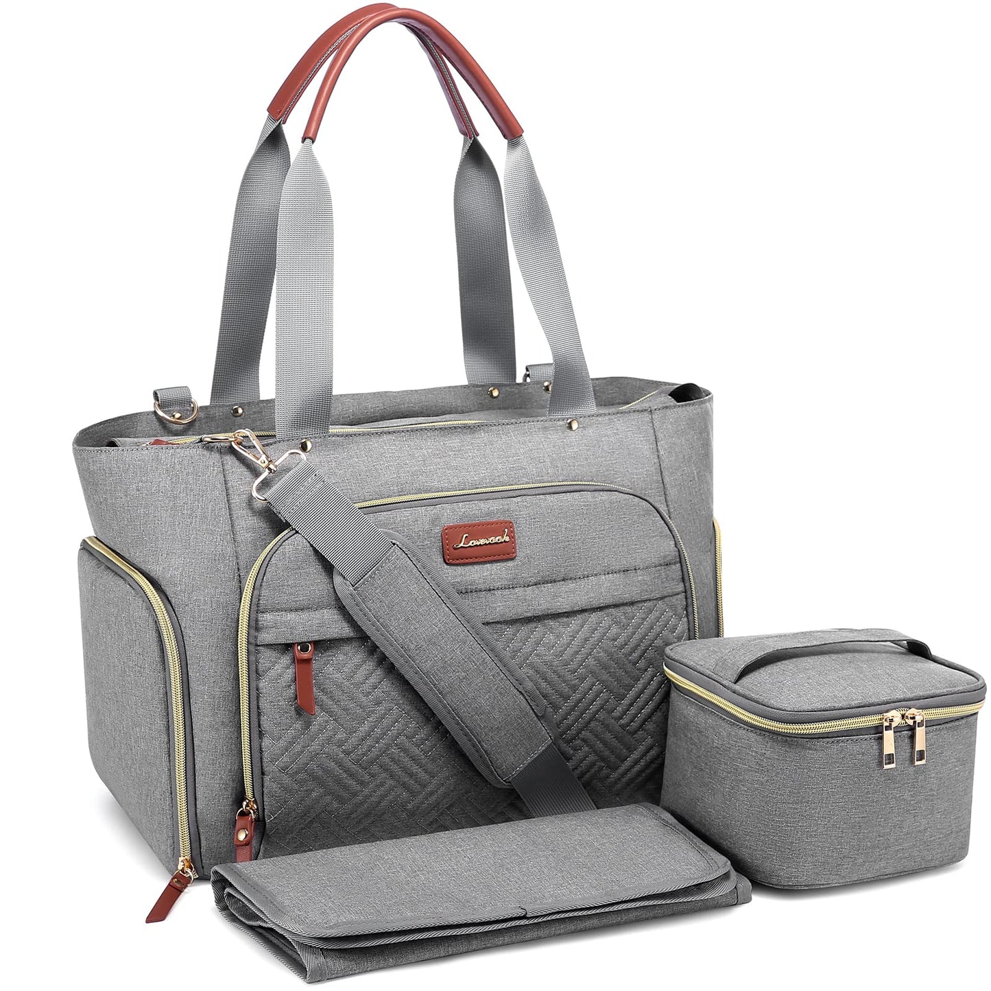LOVEVOOK Diaper Bag Set – 3-Piece
