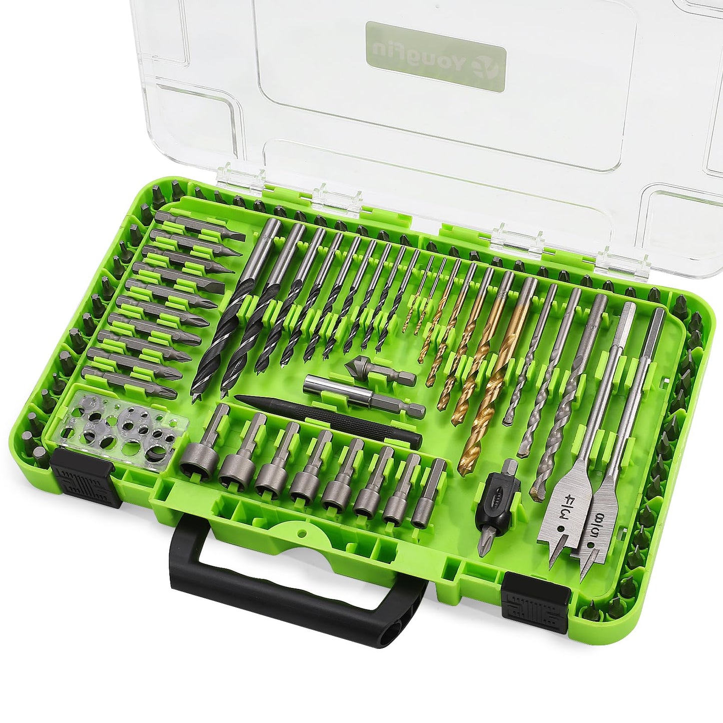 YOUGFIN Screwdriver Bit Set 104 Pieces, Chrome Vanadium Steel Driver Bits