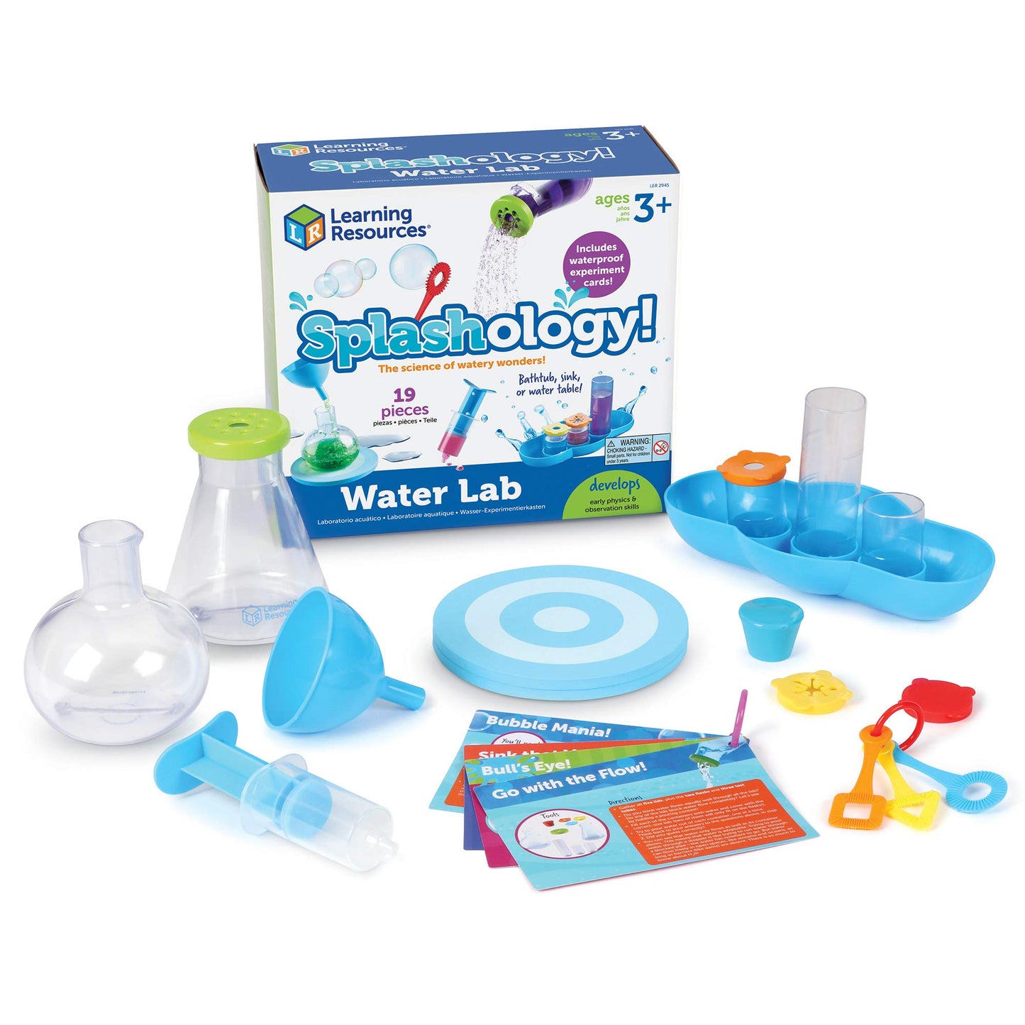 Learning Resources Splashology Water Lab Kit - 19 Pieces