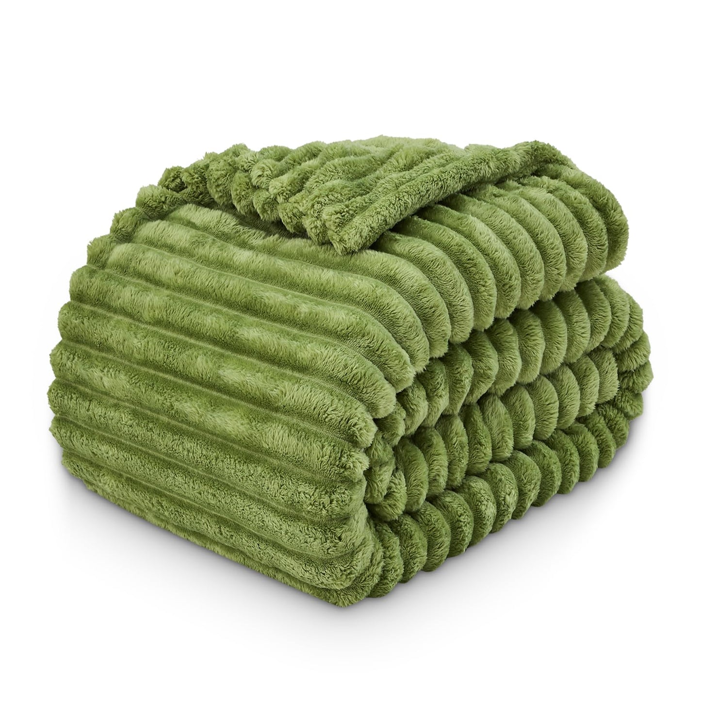 KLOVARIS Green Throw Blanket
