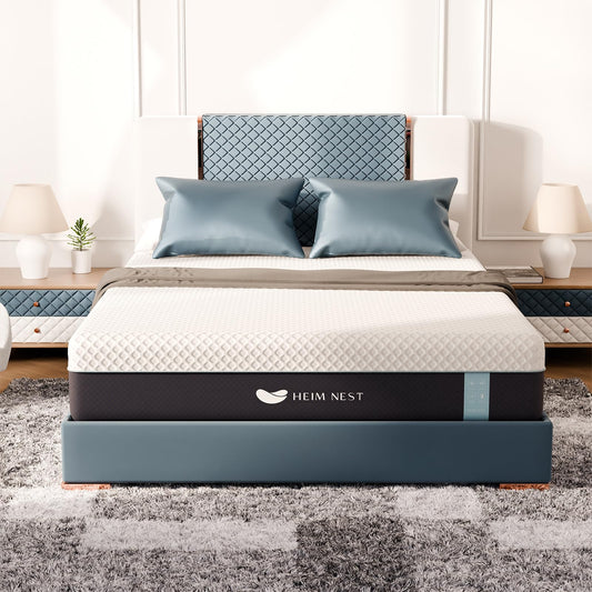 HEIM NEST Full Mattress - 12-Inch Gel & Air-Cooling Memory Foam