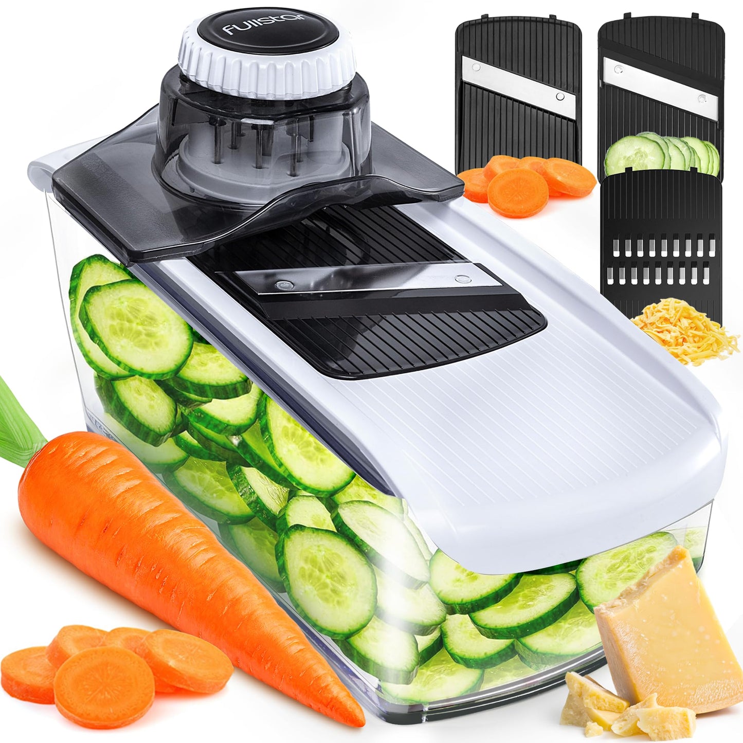 Mandoline Slicer & Grater – 3-in-1