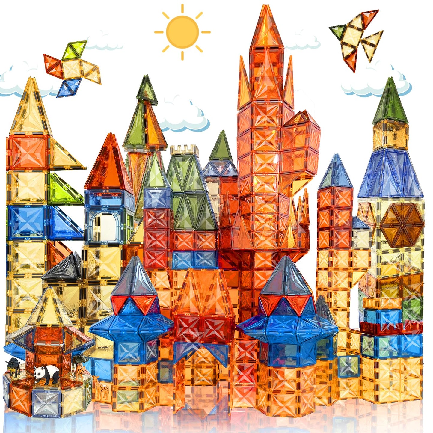 100 PCS Diamond Magnetic Blocks Building Set