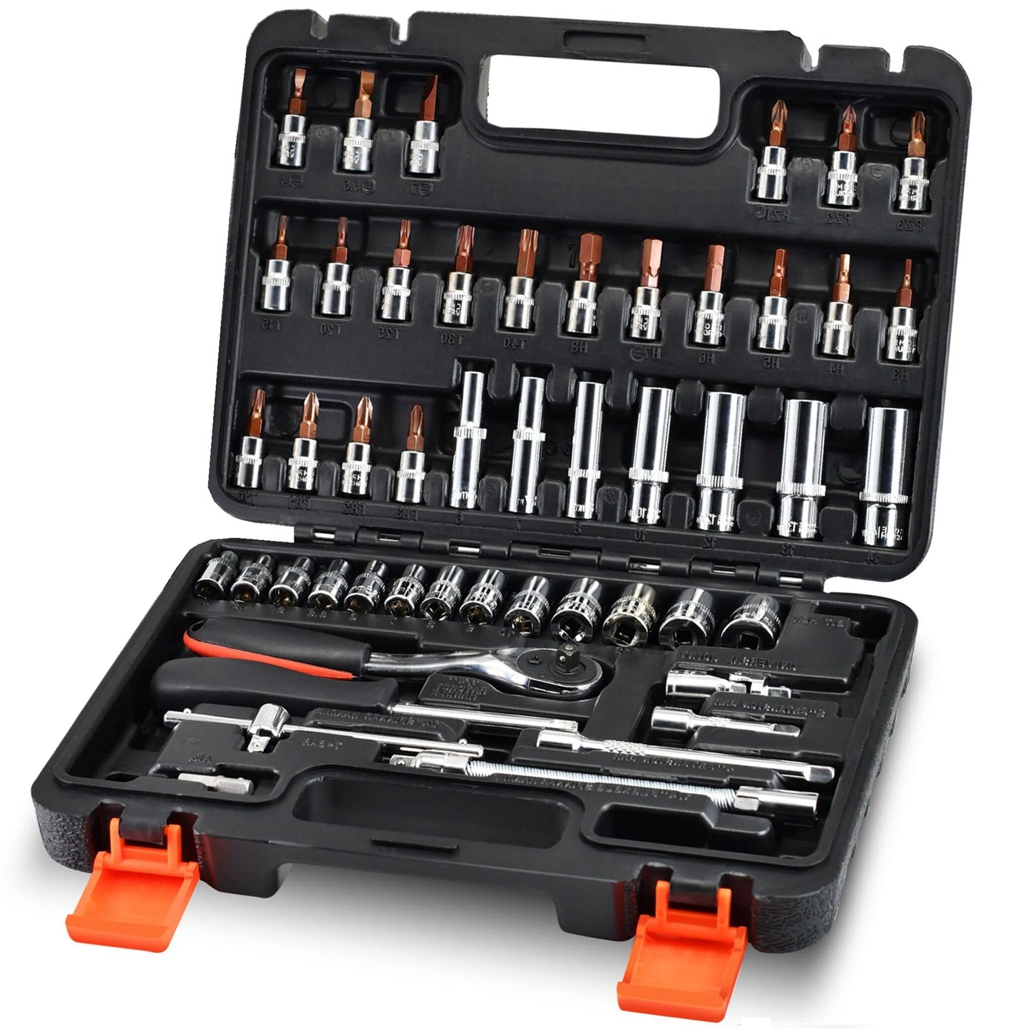 EXPIERD ❗️ 53-Piece Driver Bits Metric Tool With Socket Set